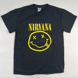 Vintage 1992 Reprint Nirvana Smiley Face